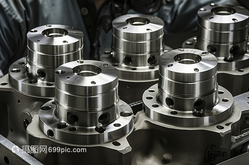 制造工厂中的金属加工机械制造与零件生产